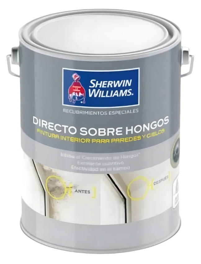 esmalte al agua sherwin williams directo sobre hongos