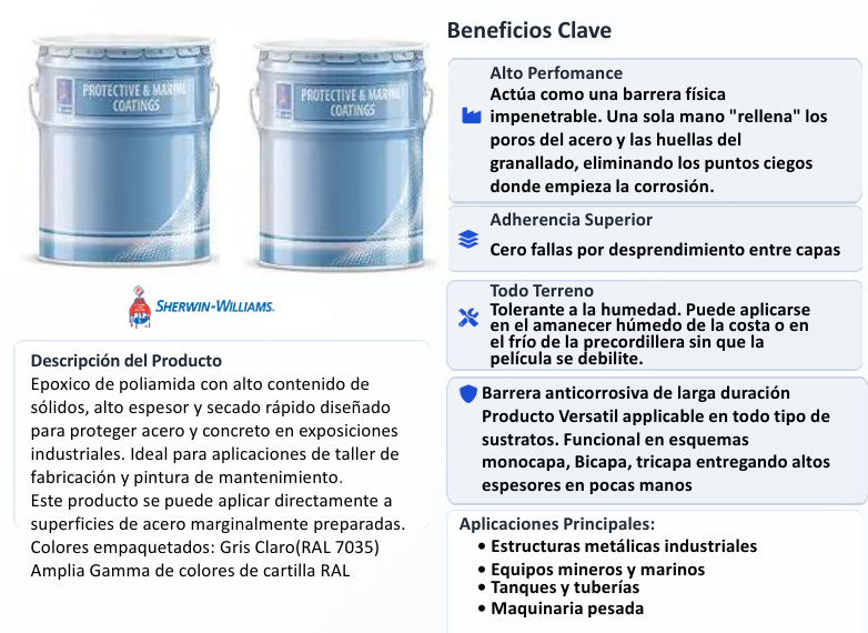 auto imprimante epoxico macropoxy 646 alto solido sherwin williams